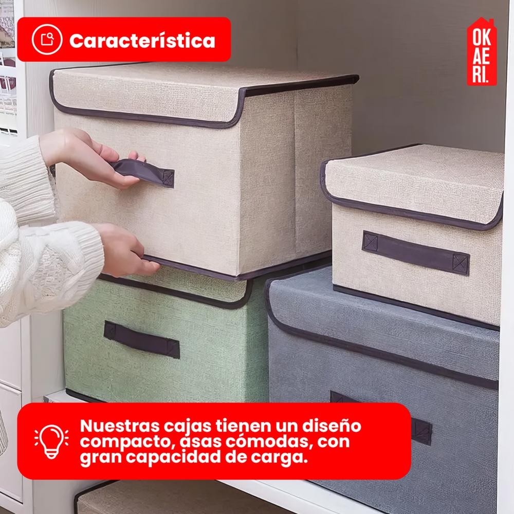 Foto 5 pulgar | Cajas Organizadoras con Tapa Okaeri 6 Piezas