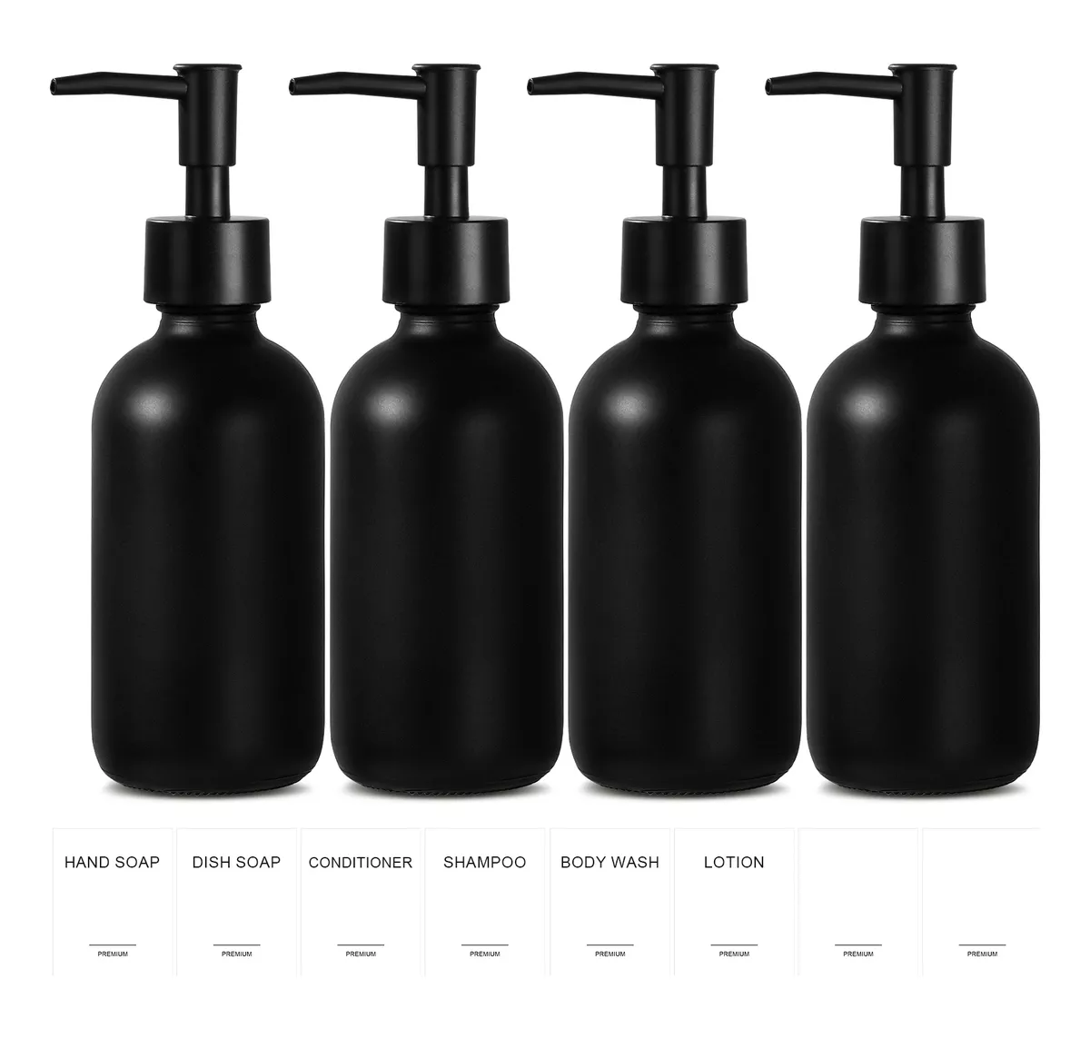 Foto 2 pulgar | Dispensador De Jabon Liquido 4 Kit De Baño Y Cocina Negro