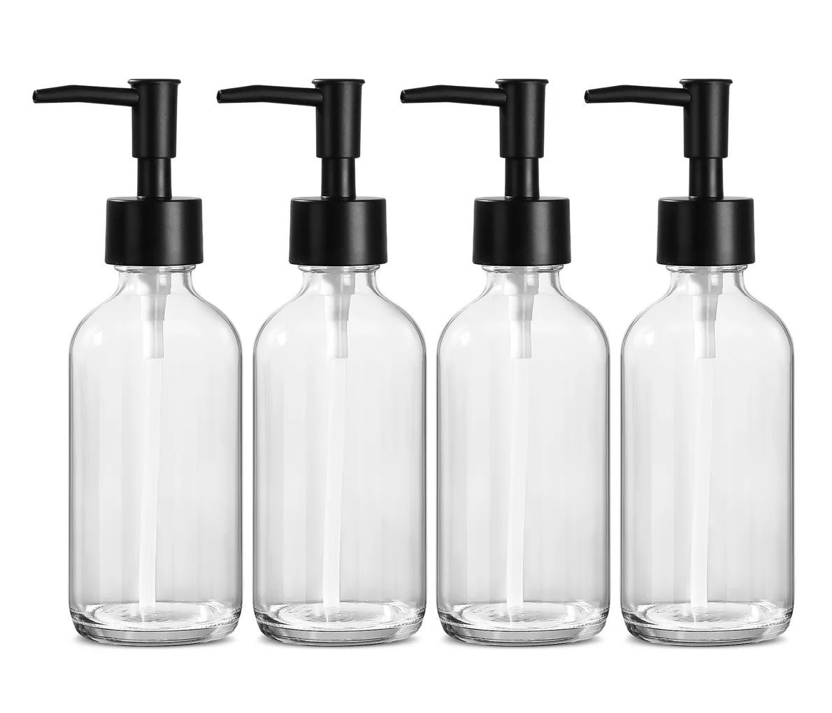 Foto 2 pulgar | Dispensador De Jabon Liquido 4 Kit De Baño Y Cocina Transparente