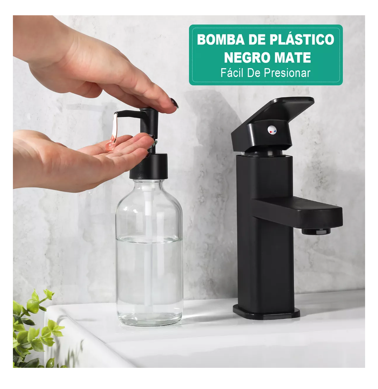 Foto 4 pulgar | Dispensador De Jabon Liquido 4 Kit De Baño Y Cocina Transparente