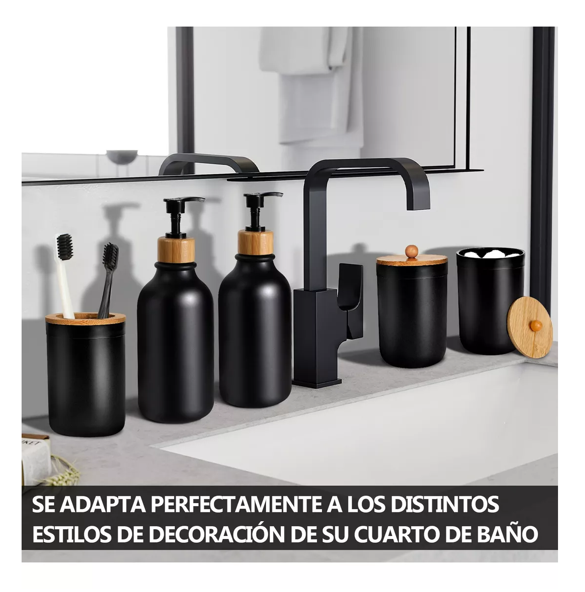 Foto 6 pulgar | Set de Accesorios para Baño Belug 5 Piezas