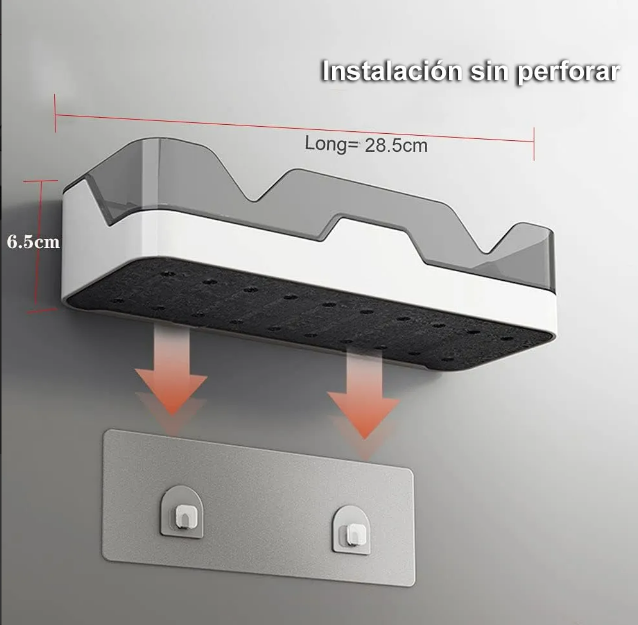 Foto 3 pulgar | Xtellar Set De 2 Organizador De Baño Y Regadera