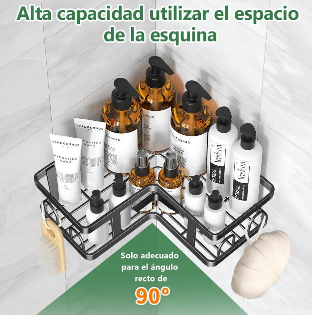 Foto 3 pulgar | Organizador de Regadera Xtellar Acero Inoxidable 10 Piezas