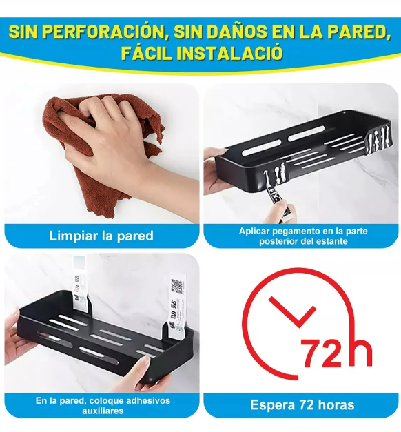 Foto 4 pulgar | Organizador de Regadera Xtellar Acero Inoxidable