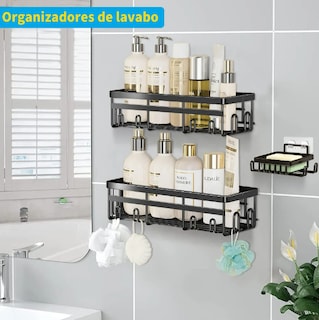 Foto 3 | Organizador de Regadera Xtellar Acero Inoxidable 14 Piezas