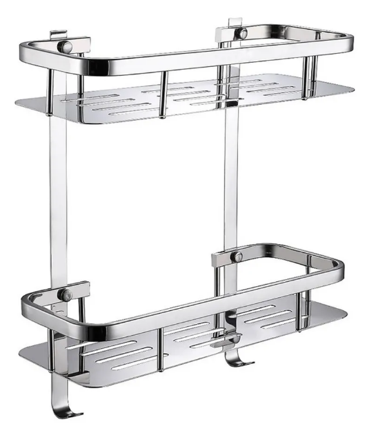 Organizador de Regadera Xtellar Aluminio 2 Niveles