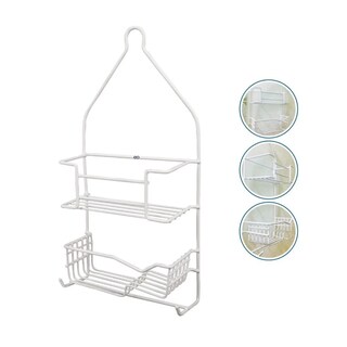 Foto 2 | Canastilla Para Regadera, Doble, Rectangular, Eo Safe Imports Esi-18904 Blanco