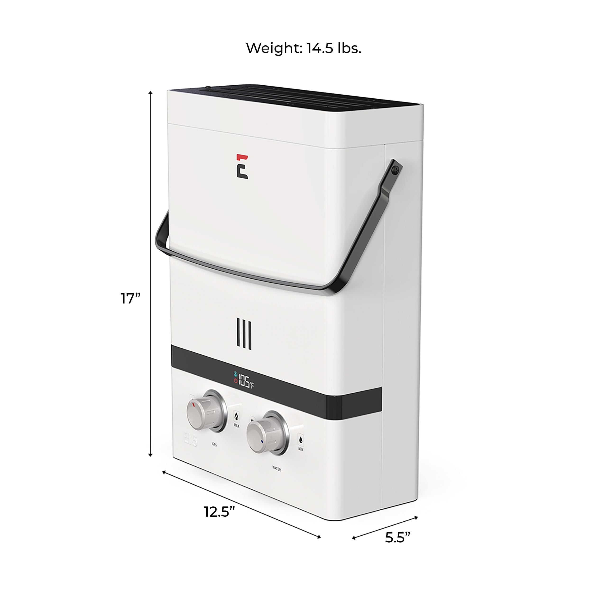Foto 3 pulgar | Calentador De Agua Portátil Sin Tanque Eccotemp Luxé El5 1.5l/min - Venta Internacional.