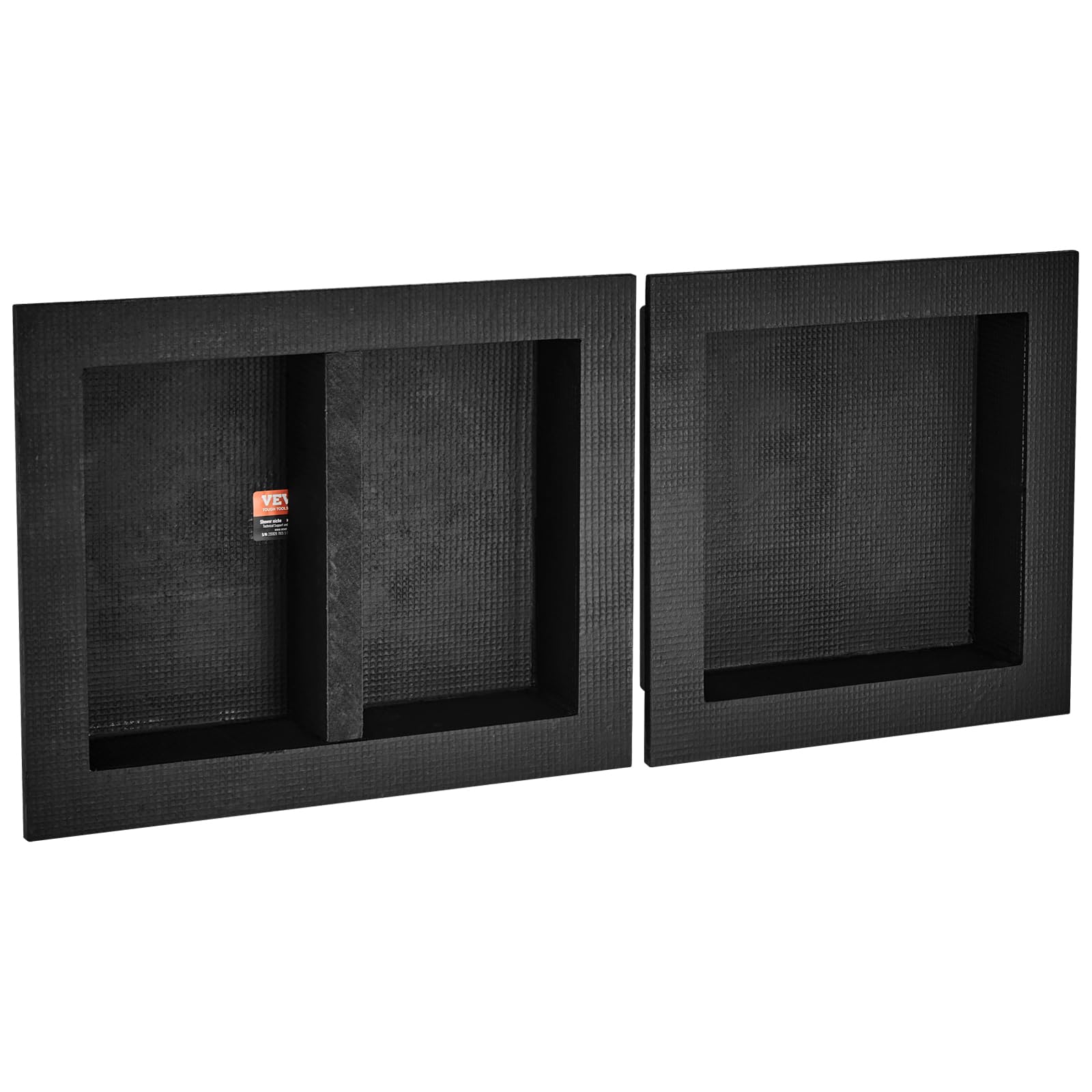 Foto 4 | Hornacina De Ducha Vevor Ready Para Azulejos Con Estante Triple De 40 X 40 Cm, Color Negro - Venta Internacional.