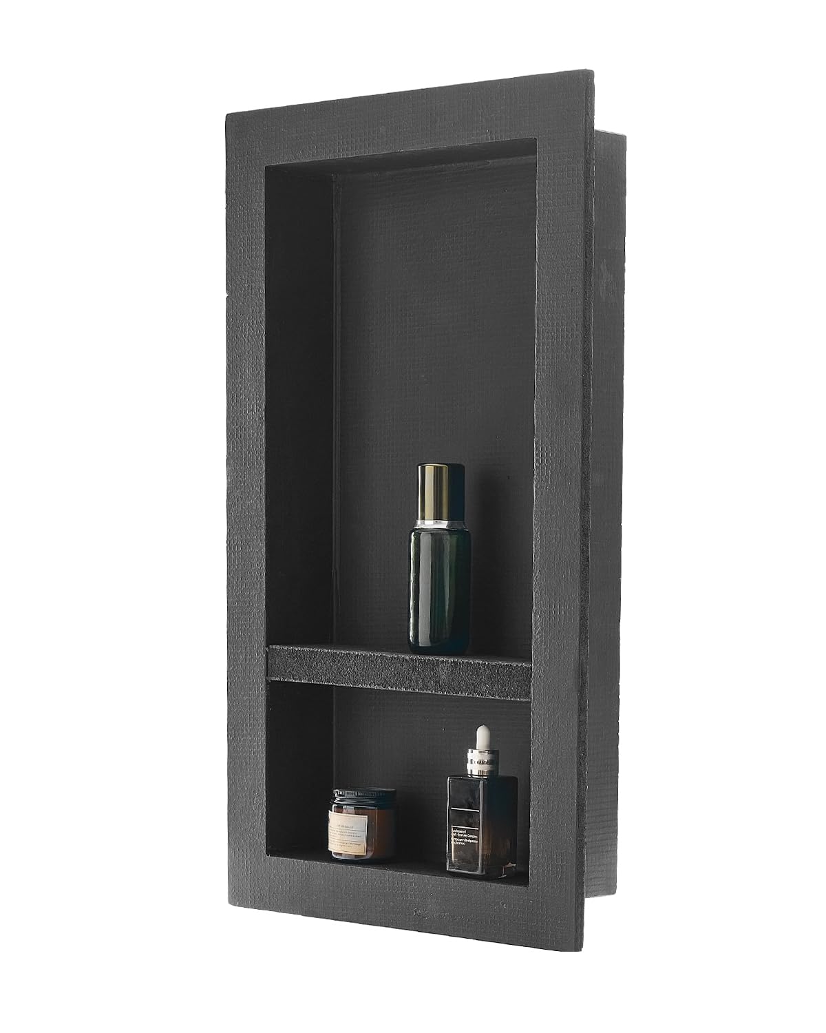 Foto 1 | Hornacina De Ducha Vevor, 16 X 28 X 10 Cm, Empotrada En La Pared, Negra, Impermeable - Venta Internacional.