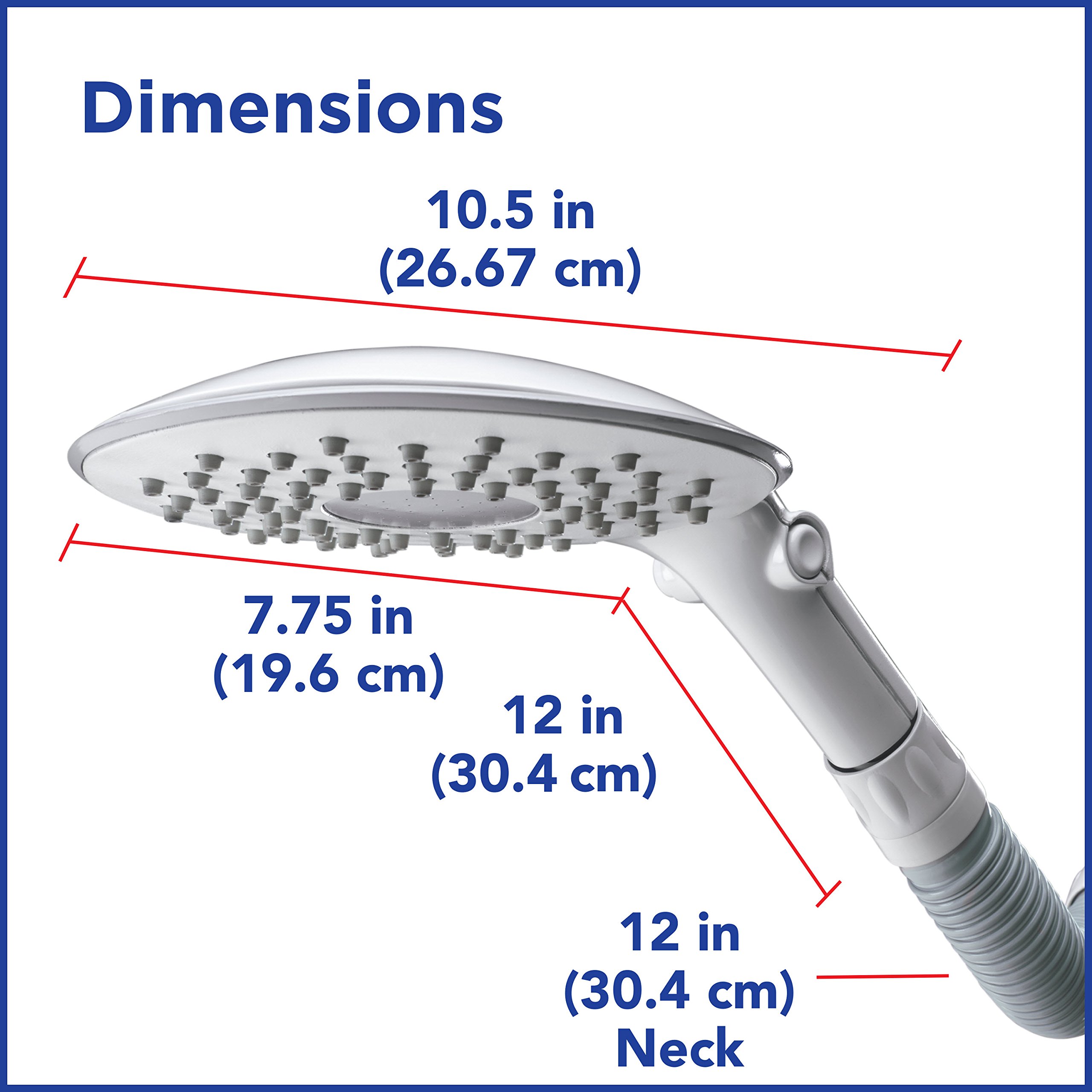 Foto 5 pulgar | Alcachofa De Ducha Waterpik Cf-201e, Cuello Flexible, 2 Modos, 1.8 Gpm - Venta Internacional.