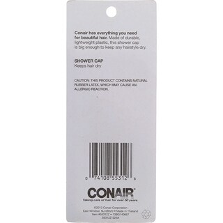 Foto 5 | Gorro De Ducha Conair, Tamaño Grande, Varios Colores, 125 Ml - Venta Internacional.