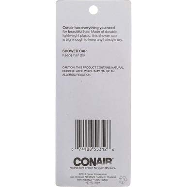 Foto 8 pulgar | Gorro De Ducha Conair, Tamaño Grande, Varios Colores, 125 Ml - Venta Internacional.