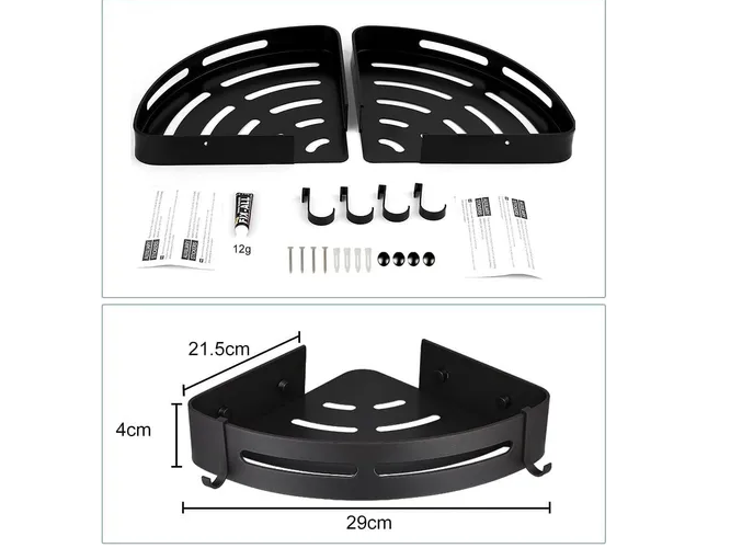 Foto 4 pulgar | Estante Baño Xtellar Premium, Espacio Optimizado, Juego De 2 Piezas Con Diseño Esquinero Para Cocina Y Regadera