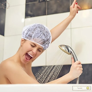 Foto 4 | Set 100 Gorros De Ducha Desechables Extra Impermeables Para Baño Eo Safe Imports Esi-20292 Transparente