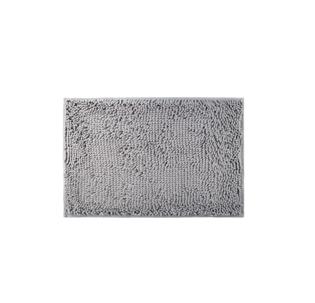Tapete de Baño Cómodo color Gris Suave y Decorativo