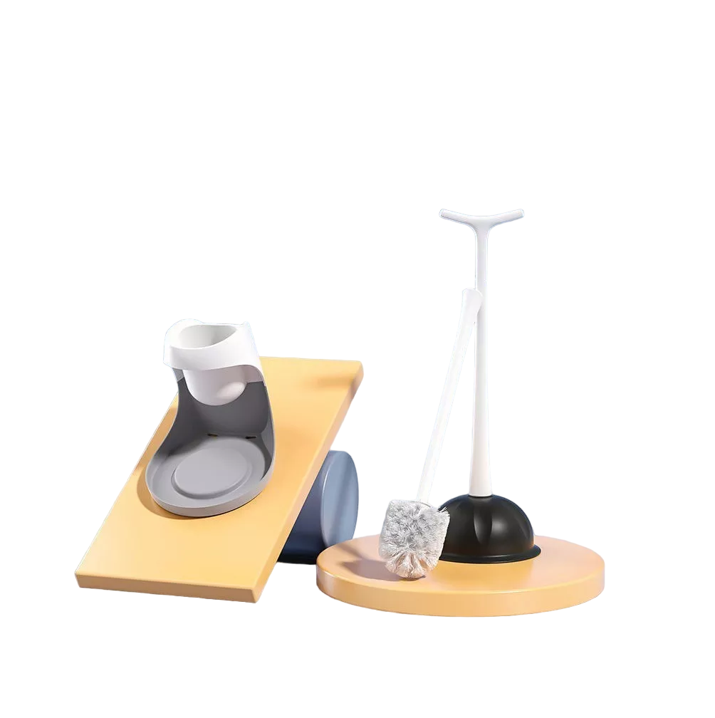 Foto 2 pulgar | Cepillo Malubero Para Baño Y Destapador De Inodoro Kit Con Soporte