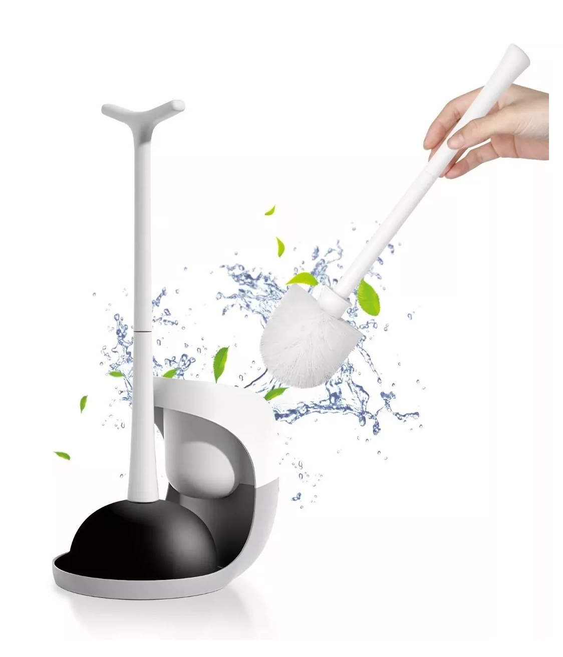 Foto 3 pulgar | Cepillo Malubero Para Baño Y Destapador De Inodoro Kit Con Soporte