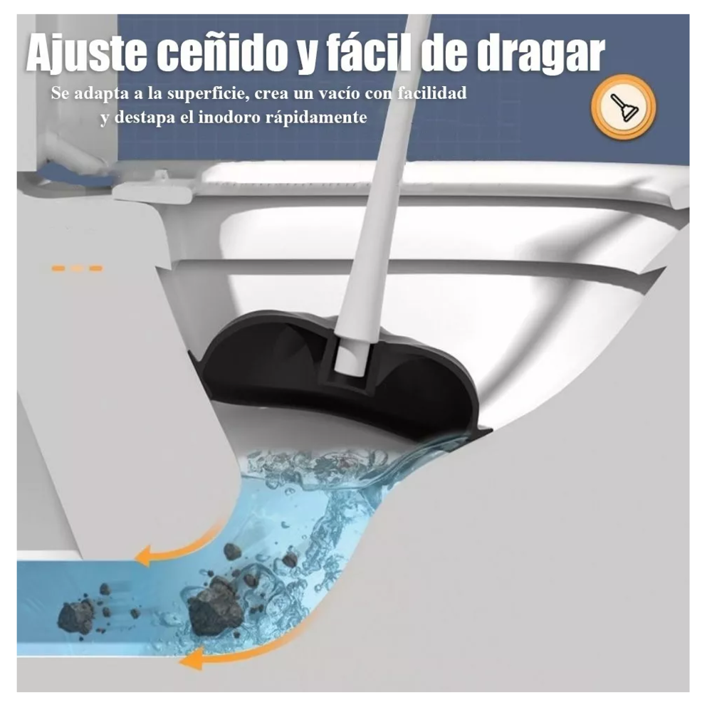 Foto 4 | Cepillo para Baño y Destapador Belug color Blanco