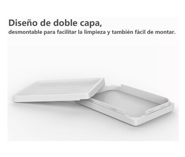 Foto 4 | Jabonera Desmontable 2 Piezas color Blanco