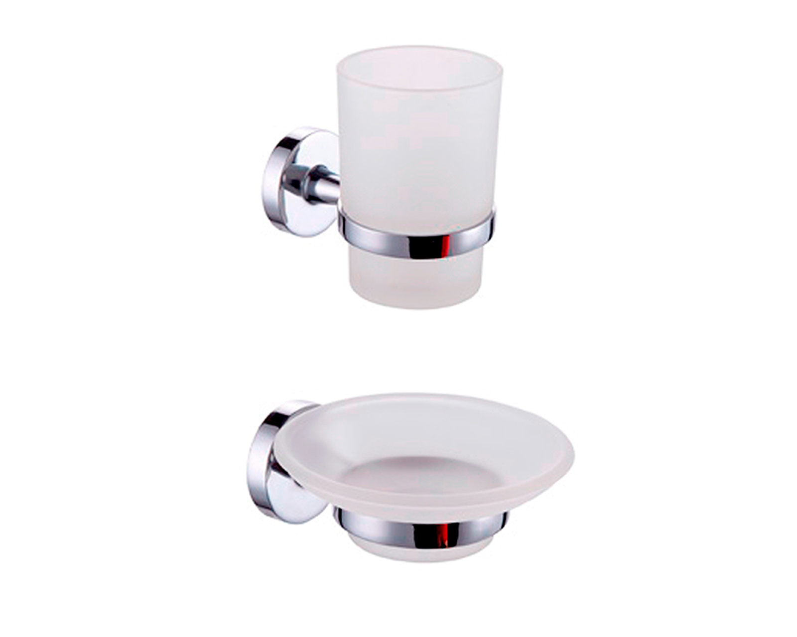 Foto 4 pulgar | Juego De Baño 6 Piezas Acero Inoxidable Cromado De Lujo Alfa