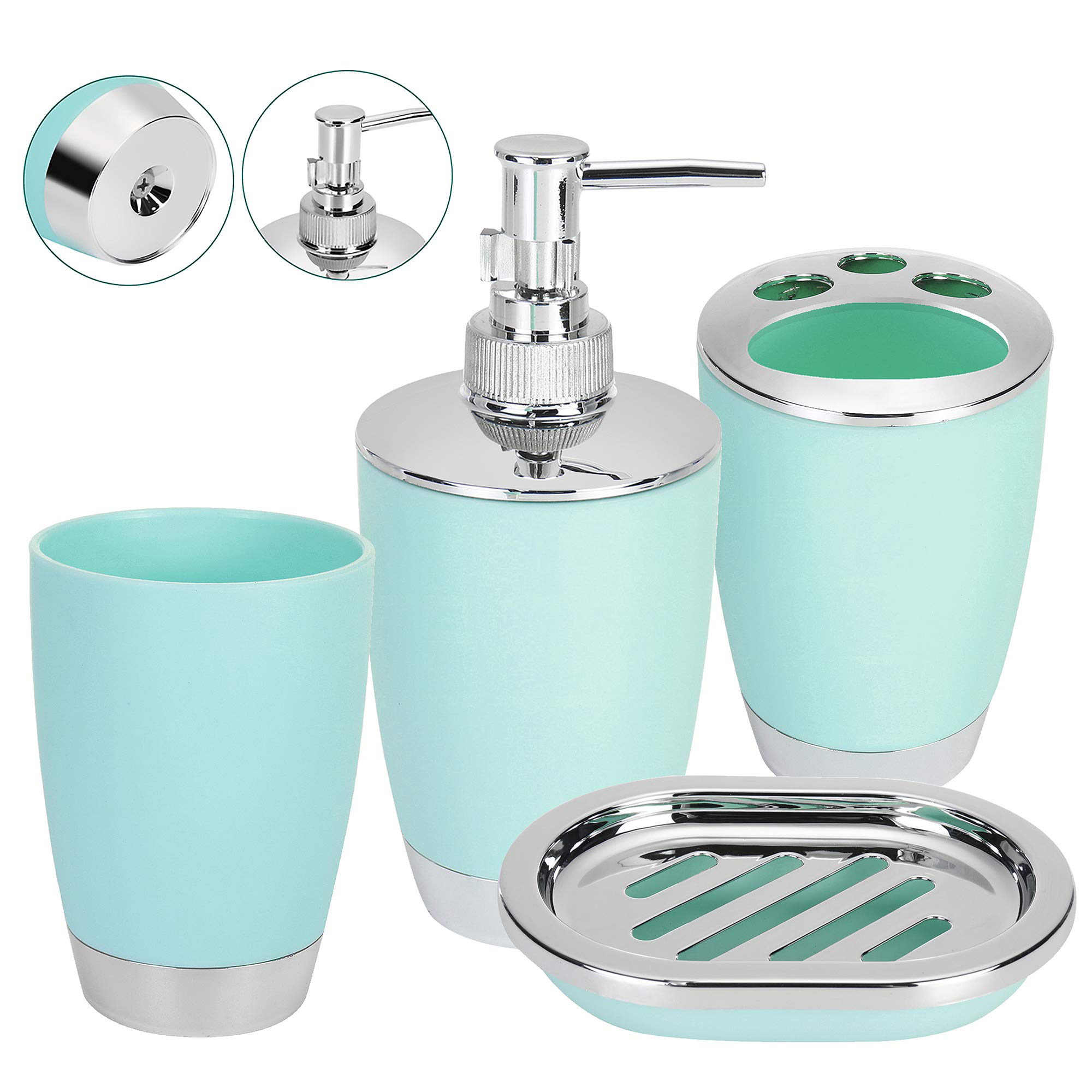 Foto 2 pulgar | Juego de Accesorios para Baño Aquila Aqua 4 Piezas