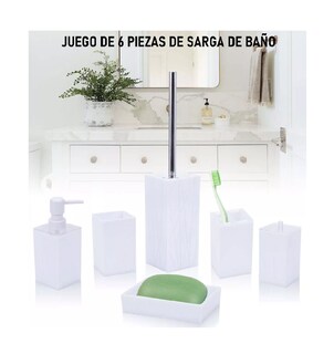 Foto 2 | Juego de Accesorios de Baño Belug 6 Piezas