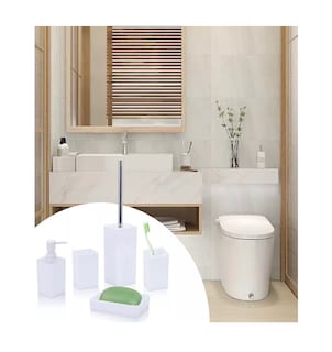 Foto 3 | Juego de Accesorios de Baño Belug 6 Piezas