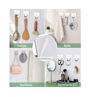 Foto 2 | Juego Sets de Accesorios BELUG para Baño 15 Pcs Toallero/Jabonera Gris
