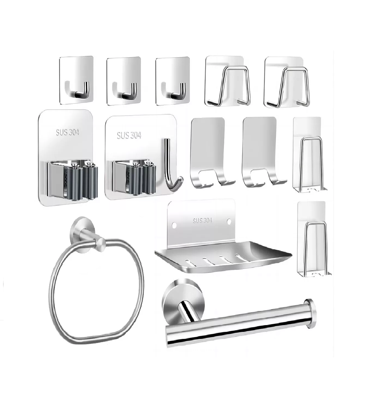 Juego de Accesorios de Baño Lab.G 15 Piezas