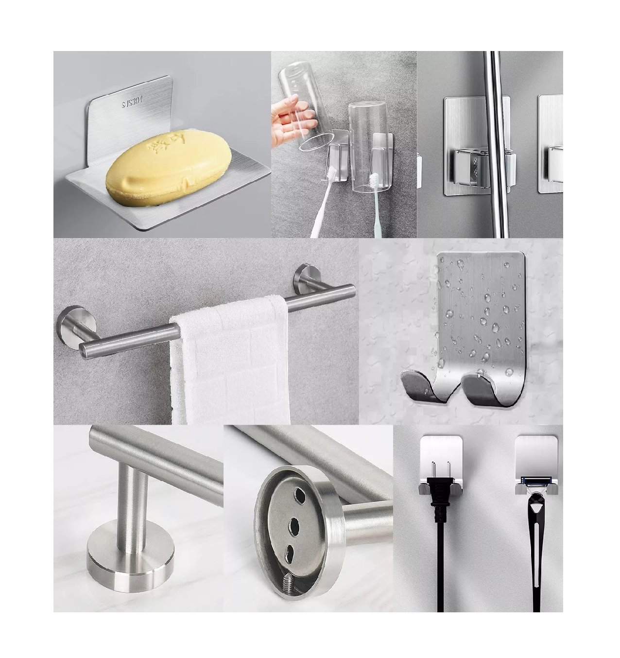 Foto 4 pulgar | Juego de Accesorios de Baño Lab.G 15 Piezas