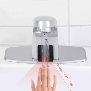 Foto 3 | Automática Mezcladora Llave Con Sensor Infrarrojo Grifo Baño Eo Safe Imports Esi-16608 Plata