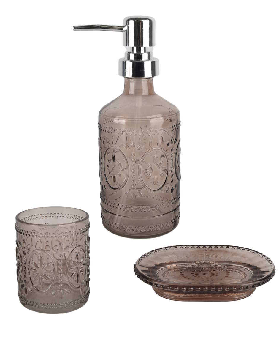Juego De Accesorio Para Baño Guinea Ambar Zense $539