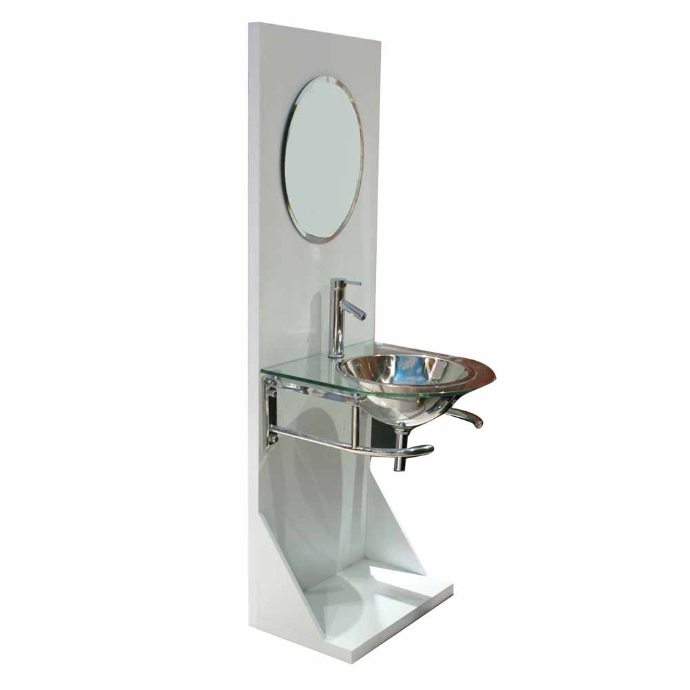 Mueble Para Baño De Cristal Templado Wilson Tools Mod. Mare