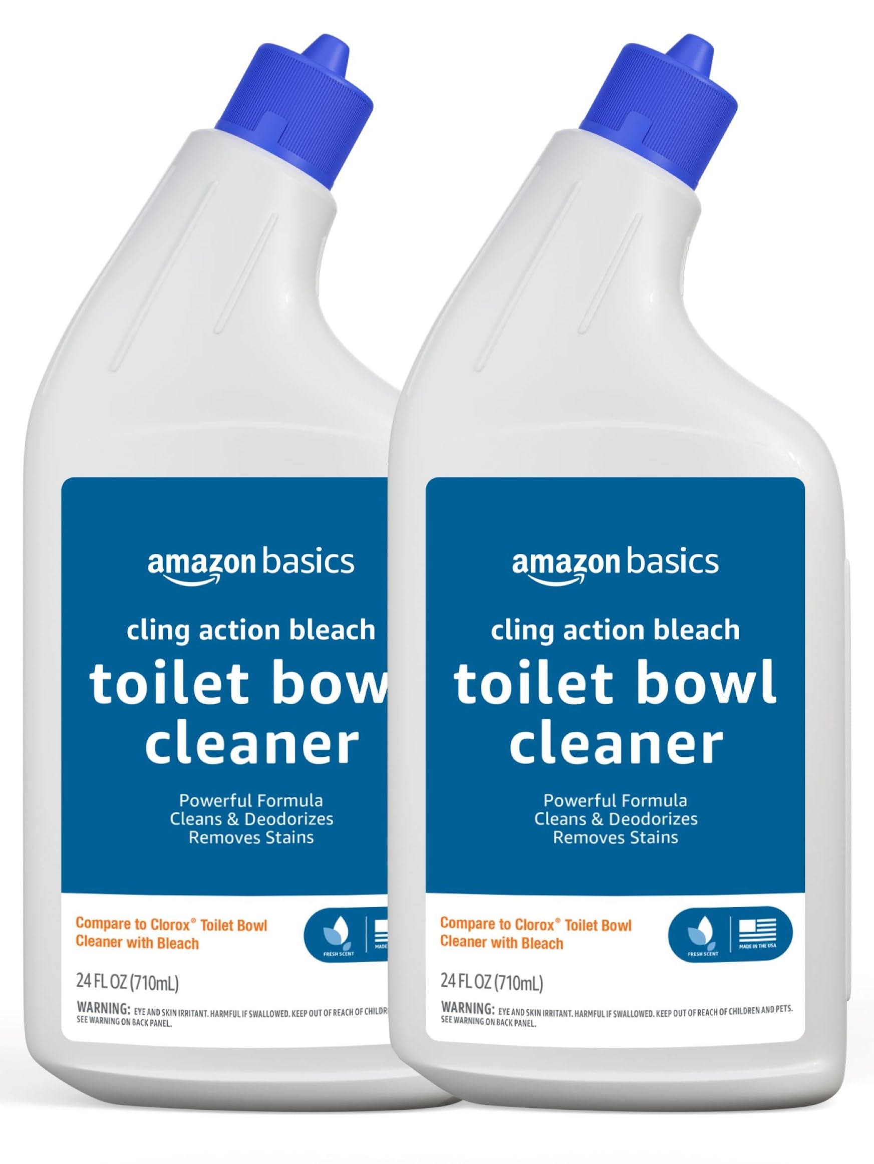 Foto 1 | Limpiador De Inodoros Amazon Basics Cling Action Bleach 700 Ml X 2 - Venta Internacional.