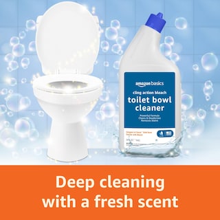 Foto 3 | Limpiador De Inodoros Amazon Basics Cling Action Bleach 700 Ml - Venta Internacional.