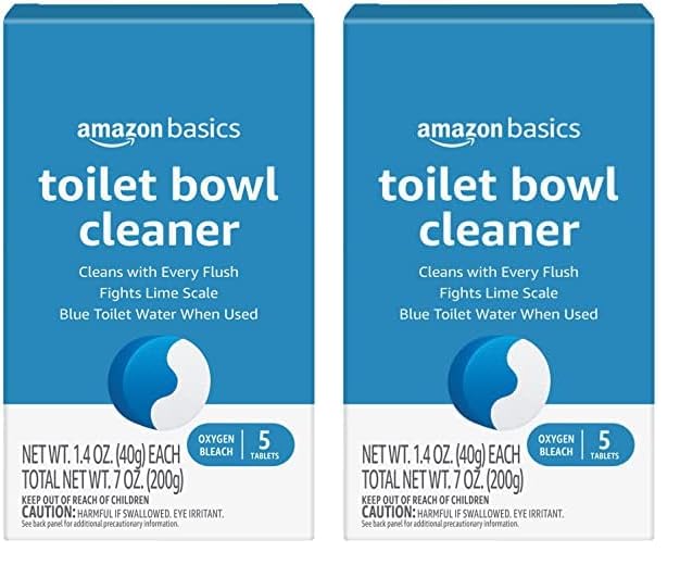 Tabletas Limpiadoras De Inodoros Amazon Basics, 5 Unidades (paquete De 2) - Venta Internacional.