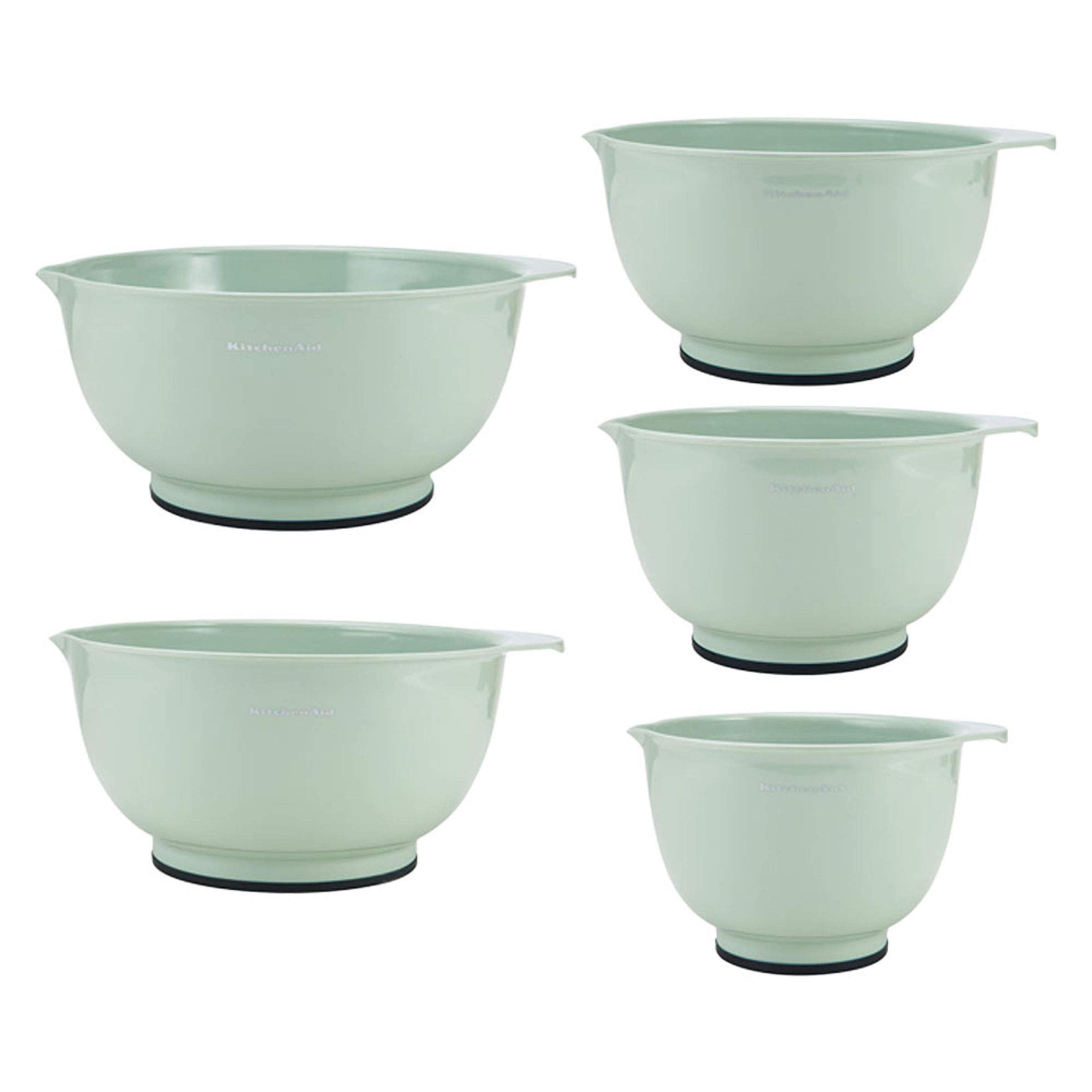 Foto 2 pulgar | Juego De 5 Cuencos Para Mezclar Kitchenaid Classic, Color Pistacho - Venta Internacional.