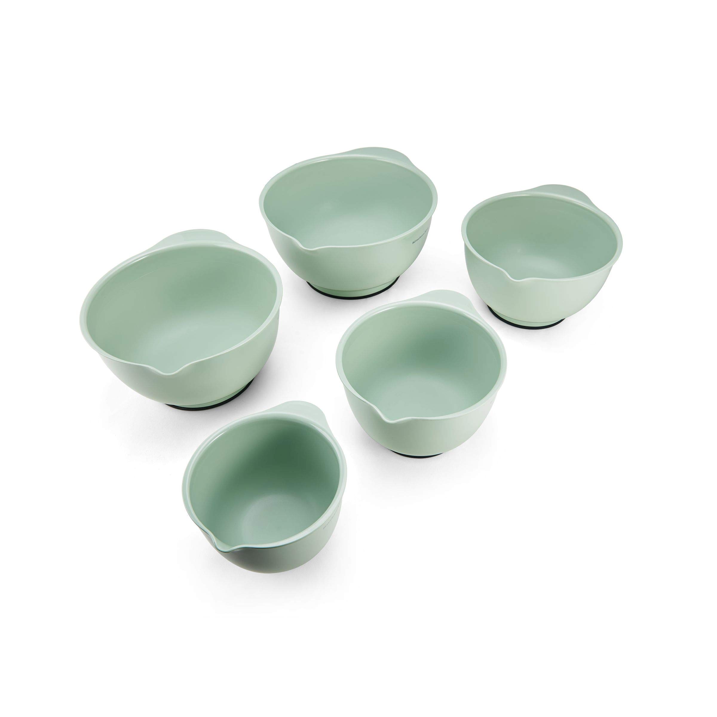 Foto 3 pulgar | Juego De 5 Cuencos Para Mezclar Kitchenaid Classic, Color Pistacho - Venta Internacional.