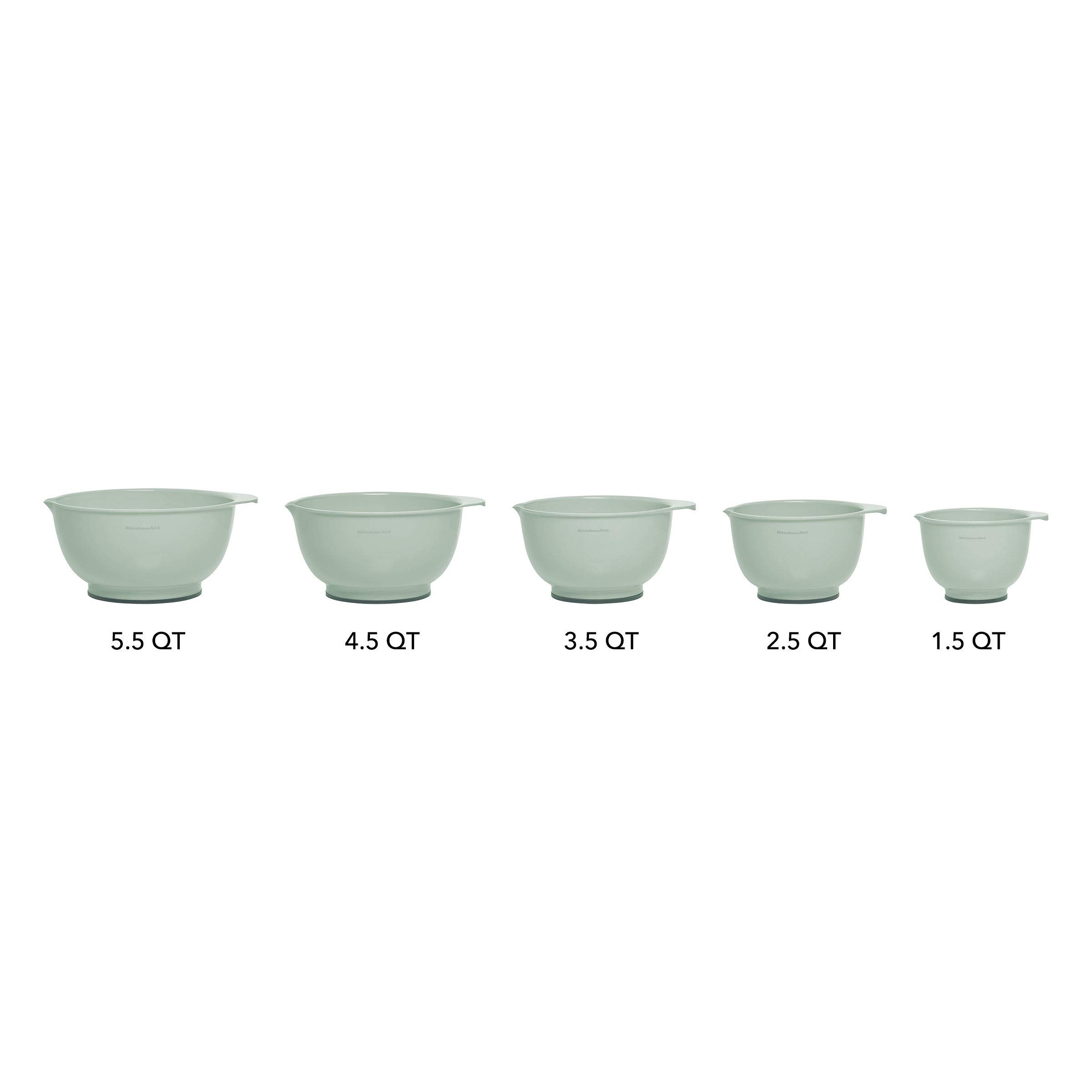 Foto 4 pulgar | Juego De 5 Cuencos Para Mezclar Kitchenaid Classic, Color Pistacho - Venta Internacional.