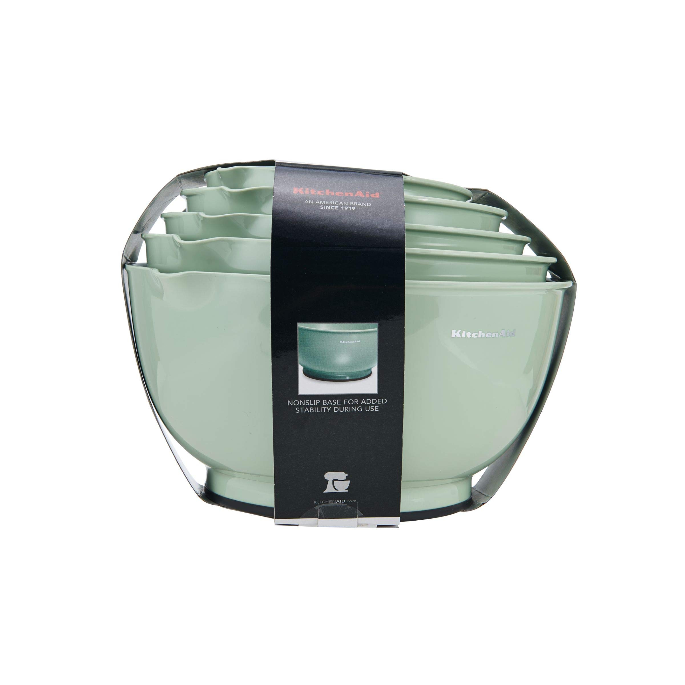 Foto 6 pulgar | Juego De 5 Cuencos Para Mezclar Kitchenaid Classic, Color Pistacho - Venta Internacional.