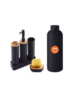 Foto 1 | 5 Pz Accesorios Para Baño + Termo De Agua Güish