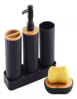 Foto 2 | 5 Pz Accesorios Para Baño + Termo De Agua Güish