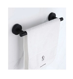 Foto 4 | Toallero De Baño Mate Juego De Gancho Acero Inoxidable Negro 3pz