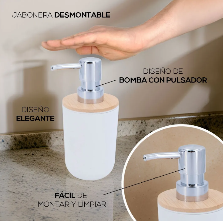 Foto 4 | Accesorios De Baño Set De 4 Piezas Xtellar Azul Cielo