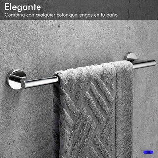 Foto 4 | Set De Accesorios De Baño Xtellar 9 Piezas Color Plateado