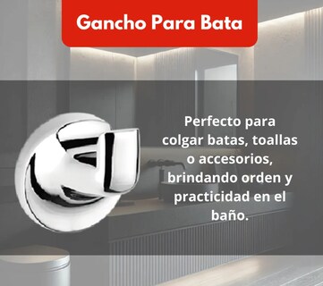 Foto 2 | Juego De Accesorios De Baño Xtellar 6 Pzas Color Plateado