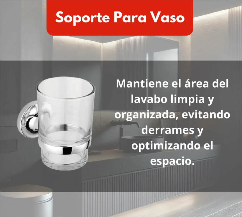 Foto 8 pulgar | Juego De Accesorios De Baño Xtellar 6 Pzas Color Plateado