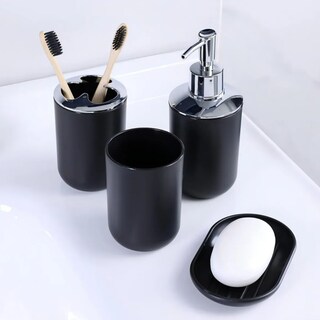 Foto 3 | Juego de Accesorios de Baño Xtellar de 8 Piezas Negras