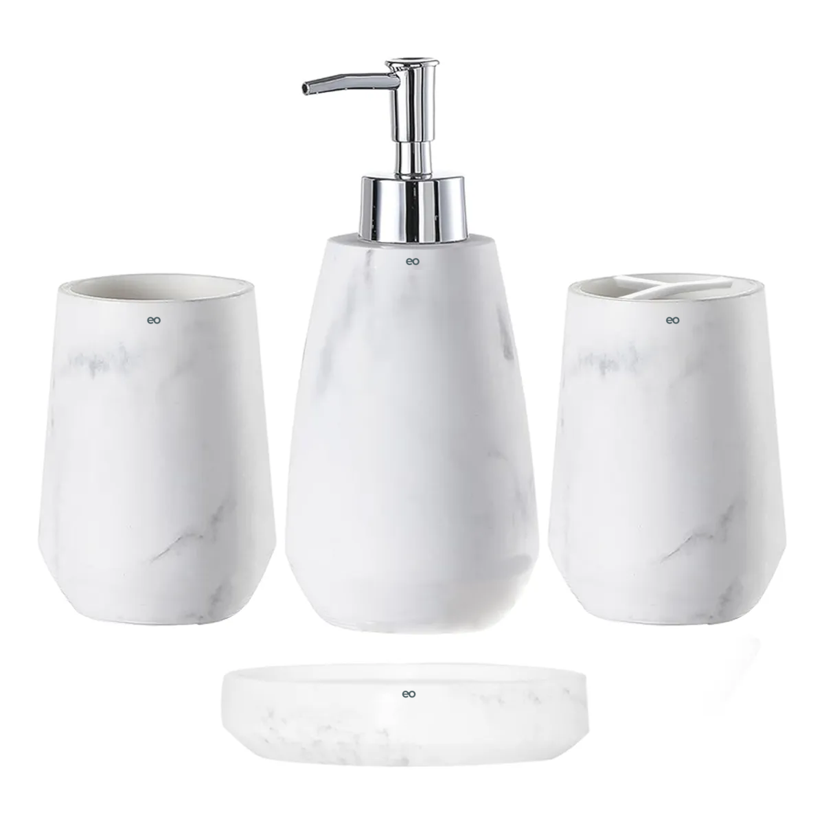 Foto 2 pulgar | Juego para Baño 4 Piezas Eo Safe Imports Esi-18911 Blanco